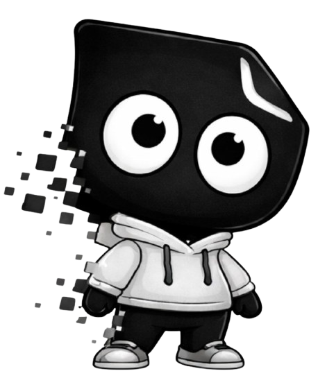 GLITCHY white hoodie
